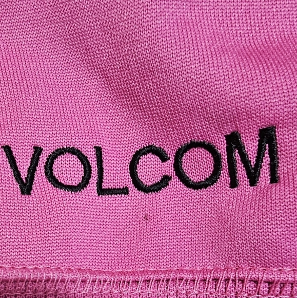 Girls Volcom Pink and Black Hooded Jacket with logos XL - Picture 11 of 11